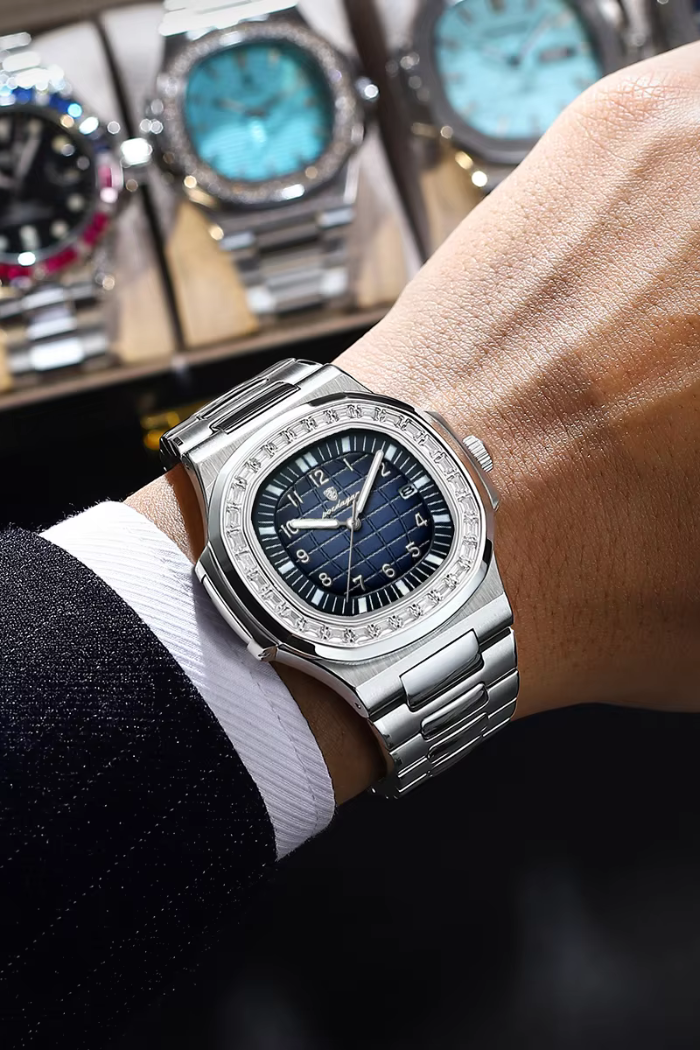 Relógio Poedagar Cravejado Classic Edição Limitada