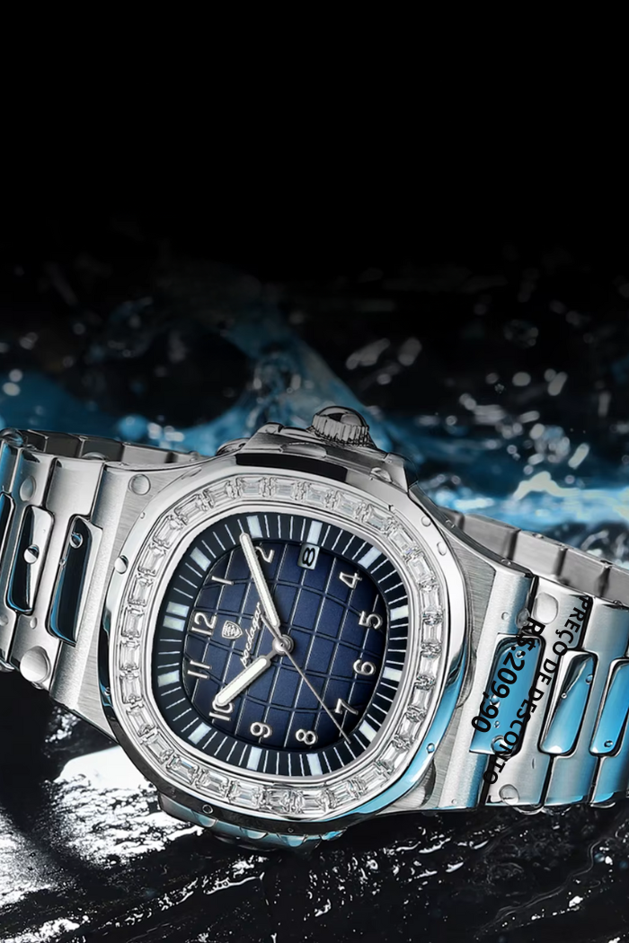 Relógio Poedagar Cravejado Classic Edição Limitada