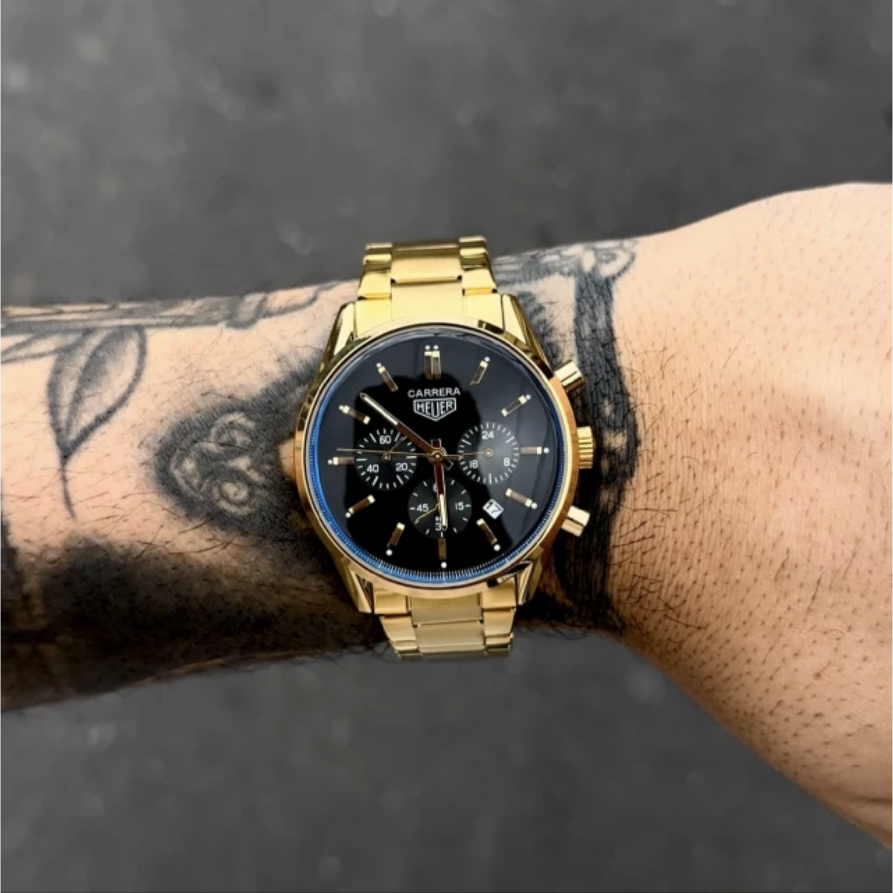 Tag Heuer Carrera Dark Gold