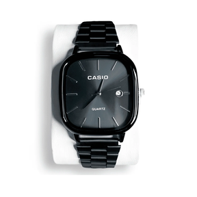 Kit 2 Relógios Casio Vintage ALL BLACK + Caixinha de Brinde