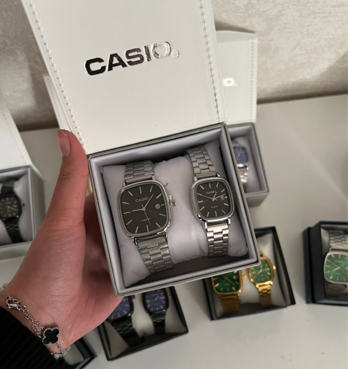 Kit Casal Relógios Casio Vintage