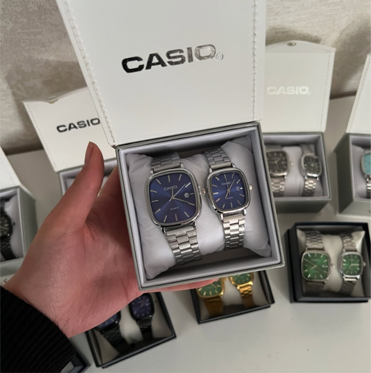 Kit Casal Relógios Casio Vintage