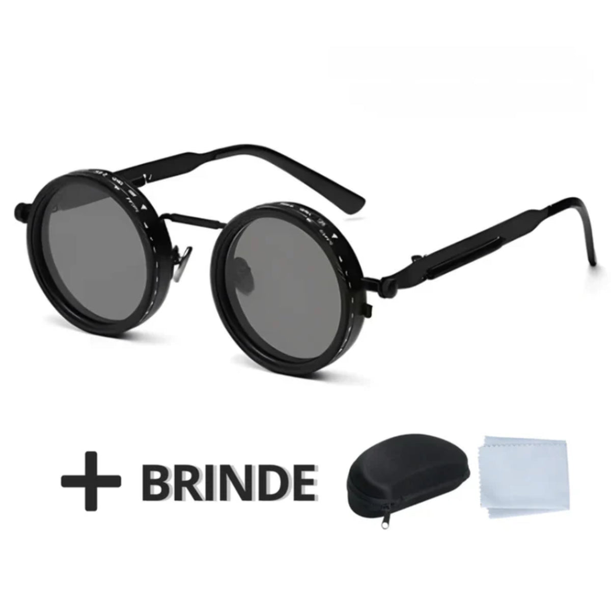 Óculos de Sol com Lentes Ajustáveis e Polarizadas + Capinha Protetora de Brinde