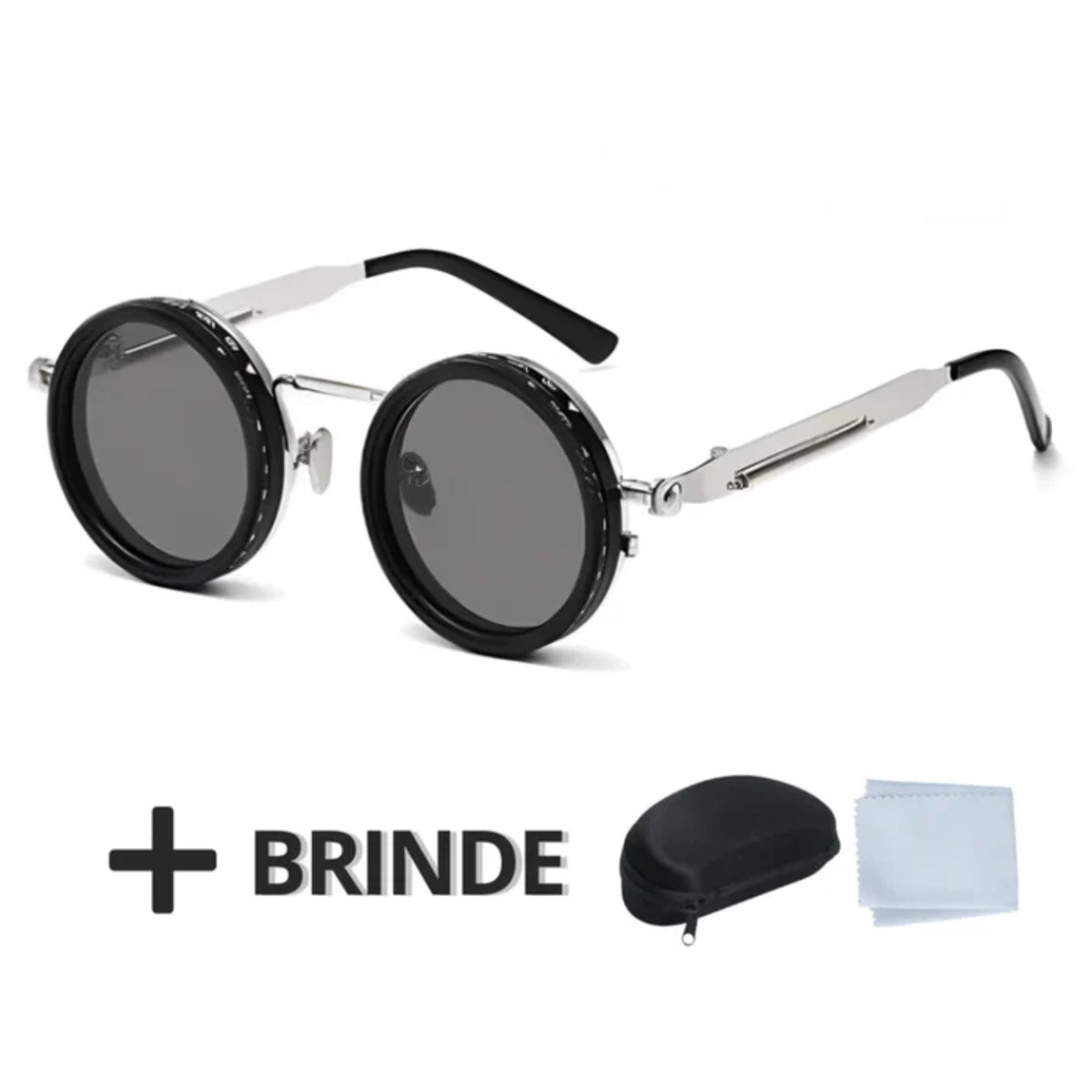 Óculos de Sol com Lentes Ajustáveis e Polarizadas + Capinha Protetora de Brinde