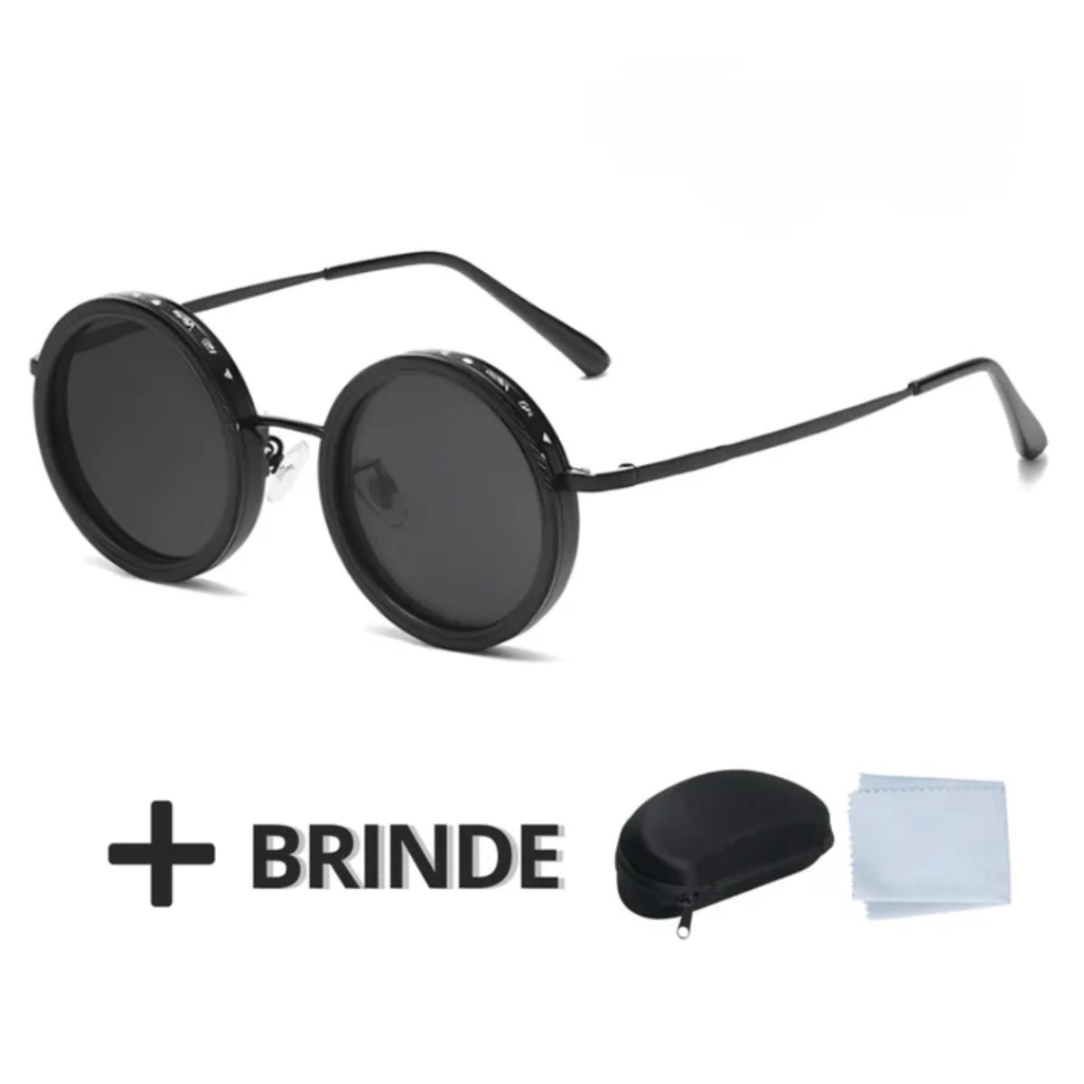 Óculos de Sol com Lentes Ajustáveis e Polarizadas + Capinha Protetora de Brinde