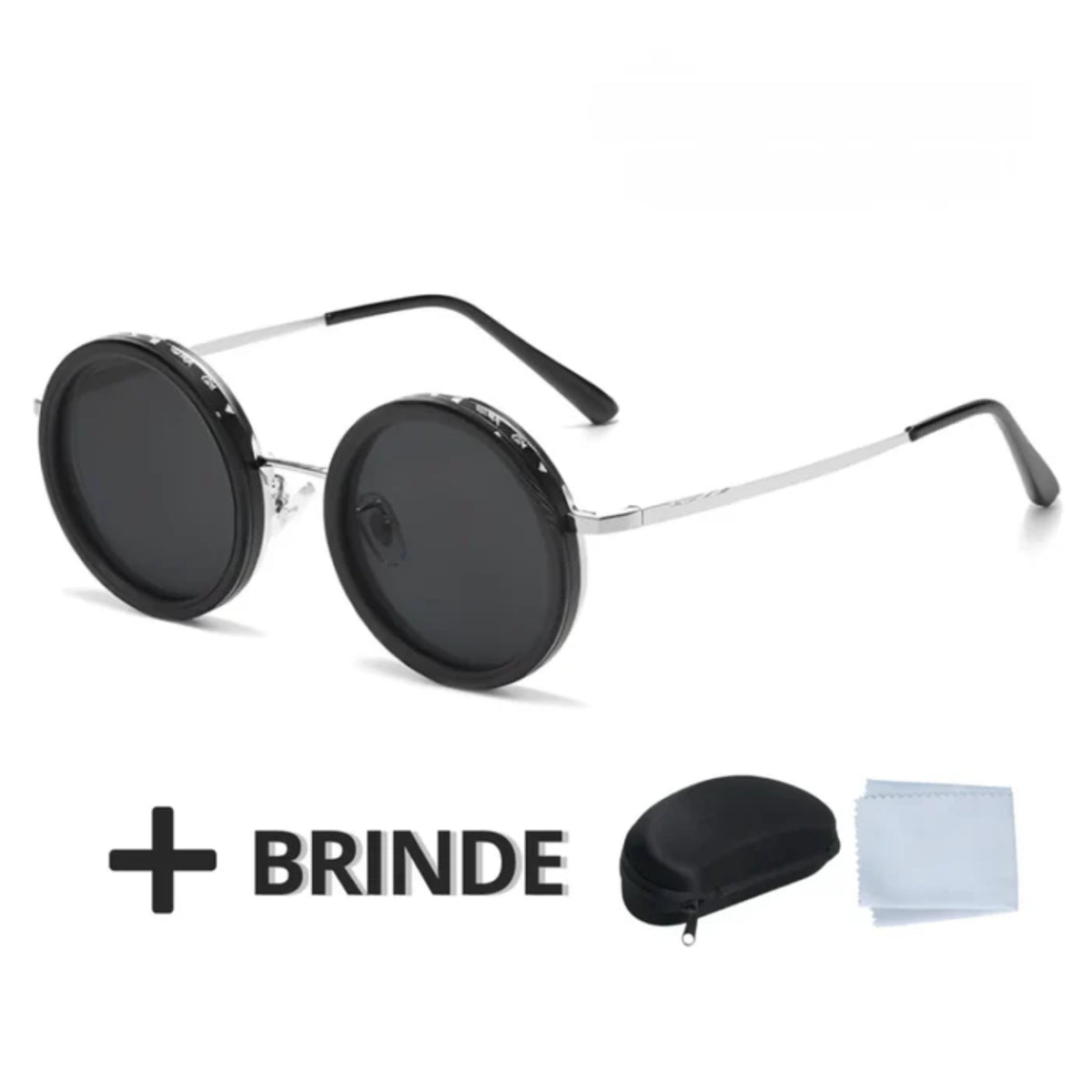 Óculos de Sol com Lentes Ajustáveis e Polarizadas + Capinha Protetora de Brinde