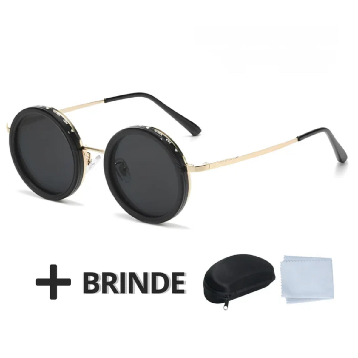 Óculos de Sol com Lentes Ajustáveis e Polarizadas + Capinha Protetora de Brinde