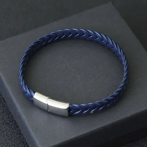 Pulseira Sterling de Couro