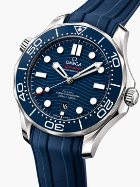 Omega Seamaster Diver 300M Blue Rubber
